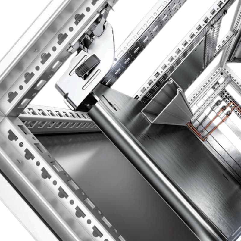 Rittal VX25 perforated door for server cooling