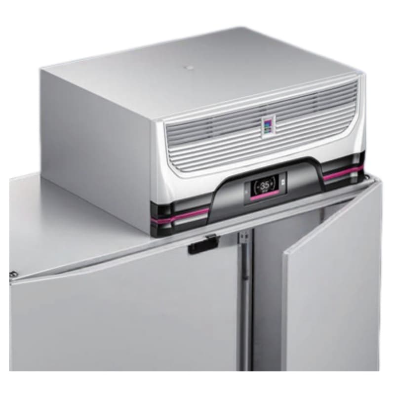 High efficiency roof-mounted cooling unit