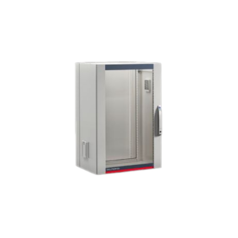 AX wall-mounted enclosure with internal mounting space and components