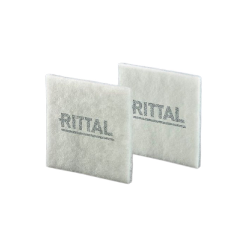 Chopped fiber filter mat for electrical cabinet