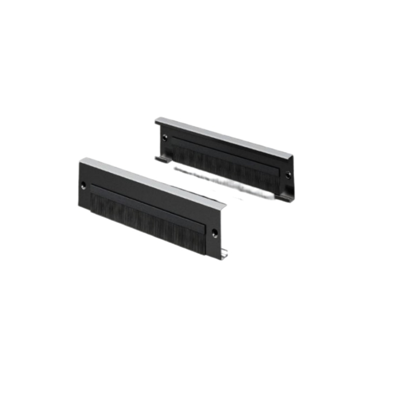 Base/Plinth Trim Panels with Brush Strip for base/plinth system VX, carbon steel