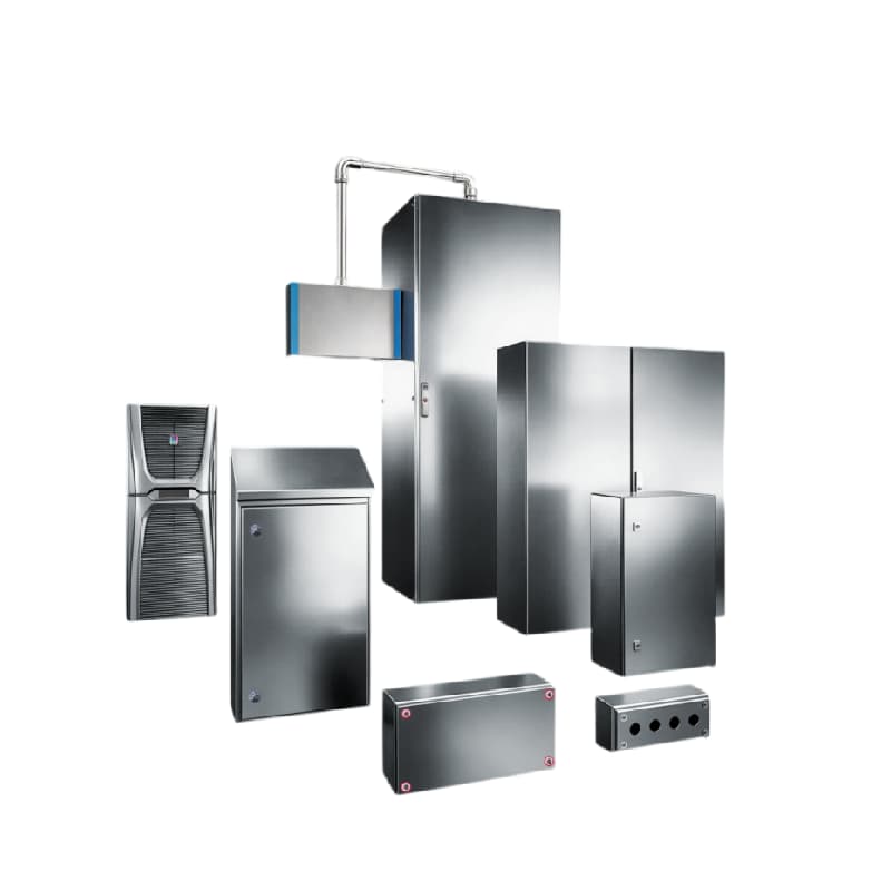 Rittal stainless-steel enclosures and climate-control products